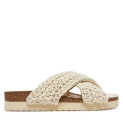 Klapki DeeZee. Klapki damskie DeeZee, bez wzorów, bez obcasa, bez zapięcia. Za 159.99 zł.