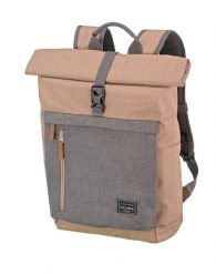 Plecak travelite Basics Roll-Up. Czerwone plecaki męskie TRAVELITE, bez wzorów, z materiału. Za 189.00 zł.