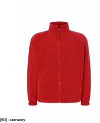 JHK Bluza z mikropolaru, wykończenie antypilingowe, suwak w kolorze polaru czerwony 2XL. Czerwone bluzy męskie JHK, m, bez wzorów, z polaru, bez ramiączek, bez kaptura. Za 55.18 zł.