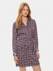 Guess Sukienka koszulowa Alya W4YK35 WF1T2 Kolorowy Regular Fit. Sukienki damskie Guess, s, z aplikacjami, z syntetyku, bez kołnierzyka, bez ramiączek, koszulowe. Za 469.99 zł.