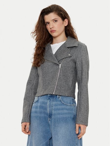 JDY Kurtka przejściowa Mellow 15339416 Szary Regular Fit. Szare kurtki damskie JDY, m, bez wzorów, z syntetyku, bez kaptura. Za 119.99 zł.