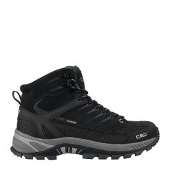 Buty trekkingowe męskie CMP RIGEL 2.0 MID skóra wodoodporne. Czarne trekkingi męskie CMP, ze skóry, bez zapięcia. Za 449.99 zł.