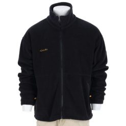 Second life - Kurtka polarowa męska Vintage Y2K - Stan bardzo dobry. Czarne kurtki męskie Columbia, l, bez wzorów, z polaru, eleganckie, bez kaptura. Za 127.76 zł.