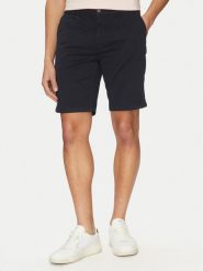 BOSS Szorty materiałowe 50536723 Granatowy Slim Fit. Niebieskie szorty męskie Boss, bez wzorów, z bawełny. Za 239.99 zł.