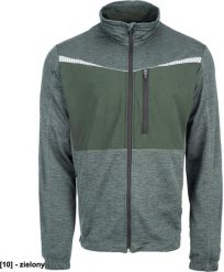 CERVA Sweter męski CERVA STIRLING STRETCH, lekki z suwakiem, kieszeń napiersiowa, odblaskowe elementy, warstwa pośrednia - zielony 2XL. Zielone swetry męskie CERVA, m, bez wzorów, bez kołnierzyka, bez ramiączek. Za 109.99 zł.
