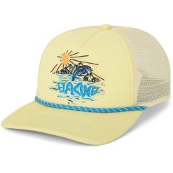 Czapka Trucker Dakine. Żółte czapki damskie Dakine, bez wzorów. Za 197.00 zł.