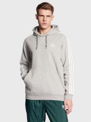 Adidas Bluza adicolor Classics 3-Stripes IA6347 Szary Regular Fit. Szare bluzy męskie Adidas, m, bez wzorów, z bawełny, bez ramiączek, bez kaptura. Za 329.99 zł.