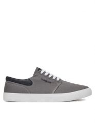Quiksilver Tenisówki ZEKE-02 Szary. Szare trampki męskie Quiksilver, bez wzorów, z materiału, bez zapięcia. Za 129.99 zł.