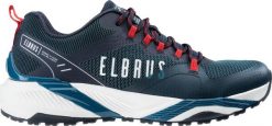 Buty trekkingowe męskie Elbrus Elmar niebieskie r. 41. Niebieskie trekkingi męskie ELBRUS, bez zapięcia. Za 318.55 zł.