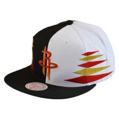 Czapka z daszkiem Mitchell & Ness NBA Diamond Cut Houston Rockets-HROYYPPPBKWH. Białe czapki damskie Mitchell & Ness, bez wzorów, sportowe. Za 89.00 zł.