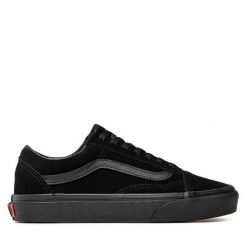 Tenisówki Vans. Czarne trampki i tenisówki damskie Vans, bez wzorów, bez zapięcia. Za 239.99 zł.
