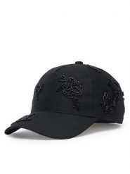 Liu Jo Czapka z daszkiem TF6168 T2176 Czarny. Czarne czapki damskie Liu Jo, bez wzorów, z syntetyku. Za 299.99 zł.