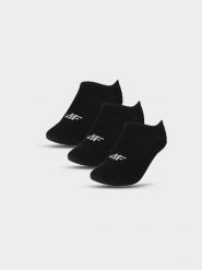 4F Skarpetki casual stopki (3-pack) męskie - czarne 39-42. Czarne skarpety męskie 4F, bez wzorów, z bawełny. Za 44.99 zł.