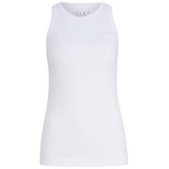 Damski tank top Falke Ultralight Cool. Białe topy damskie Falke, bez wzorów, bez kołnierzyka, bez ramiączek. Za 233.50 zł.