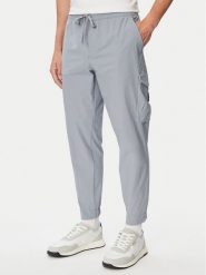 BOSS Spodnie cargo T_Urbanex-CargoLight 50508339 Szary ciemny Tapered Fit. Szare spodnie materiałowe męskie Boss, bez wzorów, z materiału. Za 699.99 zł.