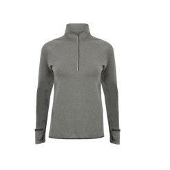Kurtka z długim rękawem 1/4 zip damska Tombo. Szare kurtki sportowe damskie TOMBO, l, bez wzorów, bez ramiączek, bez kaptura. Za 180.00 zł.