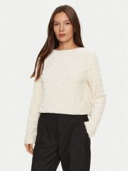 ONLY Bluzka Lanika 15339412 Écru Regular Fit. Bluzki damskie ONLY, l, bez wzorów, z syntetyku, bez kołnierzyka, bez ramiączek. Za 139.99 zł.