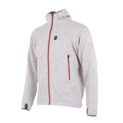 Kurtka polarowa męska ABENE - L. Szare kurtki męskie Milo, l, bez wzorów, z polaru, sportowe, bez kaptura. W wyprzedaży za 399.00 zł.