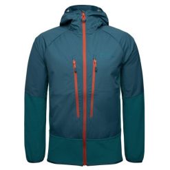 Kurtka softshell męska Jack Wolfskin Alpspitze Hoody. Niebieskie kurtki sportowe męskie Jack Wolfskin, m, bez wzorów, z softshellu, bez kaptura, trekkingowe. Za 904.75 zł.