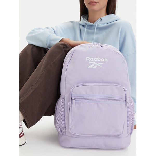 Plecak Reebok. Fioletowe plecaki damskie Reebok, bez wzorów. Za 99.99 zł.