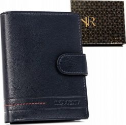 Rovicky Klasyczny, Skórzany Portfel Męski Na Zatrzask. Portfele męskie ROVICKY, bez wzorów. Za 84.19 zł.