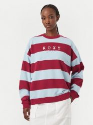 Roxy Bluza Strictly Stripes ERJFT05071 Bordowy Regular Fit. Czerwone bluzy damskie Roxy, l, bez wzorów, z syntetyku, bez ramiączek, bez kaptura. Za 279.99 zł.
