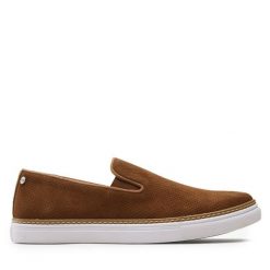 Tenisówki GOE. Brązowe trampki męskie GOE, bez wzorów, bez zapięcia. Za 399.99 zł.