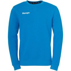 Sweter treningowy Kempa. Niebieskie swetry męskie Kempa, xl, bez wzorów, prążkowane, bez kołnierzyka, bez ramiączek. Za 194.00 zł.