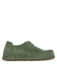 Birkenstock Półbuty Utti Lace 1030067 Zielony. Zielone półbuty damskie Birkenstock, bez wzorów, ze skóry, bez obcasa, na płaskiej podeszwie, bez zapięcia. Za 719.99 zł.