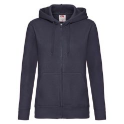 Bluza Damska Premium Z Kapturem. Niebieskie bluzy damskie fruit of the loom, xl, bez wzorów, bez ramiączek, z kapturem. Za 167.99 zł.