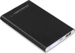 Powerbank Esperanza Nucleus 4400mAh Czarny. Czarne powerbanki Esperanza. Za 21.80 zł.