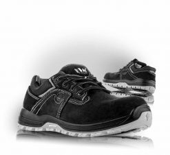 VM Footwear - DAKOTA półbuty ochronne 45. Brązowe półbuty męskie VM Footwear, bez wzorów, bez obcasa, bez zapięcia. Za 429.87 zł.