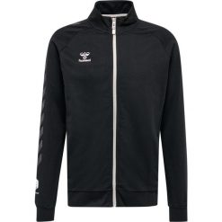Kurtka Hummel hmlMOVE GRID COT.ZIP JACKET. Czarne kurtki męskie Hummel, xl, bez wzorów, sportowe, bez kaptura. Za 218.00 zł.