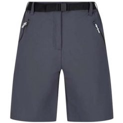 Spodenki trekkingowe damskie Xert Stretch. Szare szorty damskie Regatta, bez wzorów, z materiału, sportowe. W wyprzedaży za 306.50 zł.