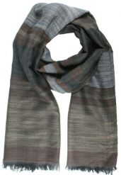 Lekki Szalik Wiosenno-Jesienny - Teer - Jesienna Kolorystyka. Szare szaliki męskie Teer, bez wzorów, z materiału. Za 45.00 zł.