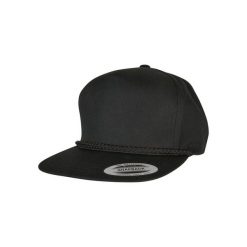Czapka z popeliny Flexfit YP Clacssic. Czarne czapki damskie FLEXFIT, bez wzorów, eleganckie. Za 68.15 zł.