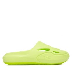 Klapki Reebok. Zielone klapki męskie Reebok, bez wzorów, bez zapięcia. Za 229.99 zł.