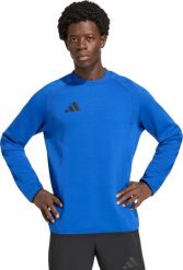 Adidas Bluza męska adidas Tiro 26 Travel Crew niebieska KD1146 M. Niebieskie bluzy męskie Adidas, m, bez wzorów, bez ramiączek, bez kaptura. Za 238.99 zł.