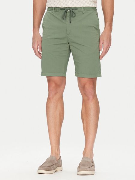 JOOP! Szorty materiałowe 17 JT-80Capri-D 30045912 Zielony Slim Fit. Zielone szorty męskie JOOP!, bez wzorów, z bawełny. Za 549.99 zł.