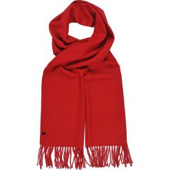 SZALIK MĘSKI. Czerwone szaliki męskie TOP SECRET, bez wzorów, z tkaniny. W wyprzedaży za 24.99 zł.