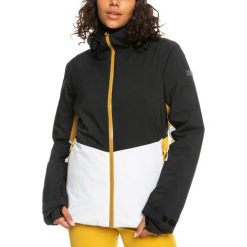 Kurtka narciarska damska Roxy Peakside Insulated Snow. Czarne kurtki sportowe damskie Roxy, na zimę, xs, bez wzorów, bez ramiączek, bez kaptura, narciarskie. Za 564.00 zł.