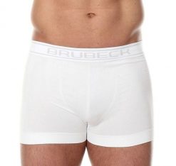 Brubeck Bokserki męskie Comfort Cotton białe r. M (BX00501A). Białe bokserki męskie Brubeck, bez wzorów. Za 57.98 zł.