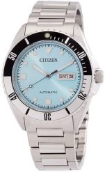 Zegarek Citizen Męski Mechanical niebieska tarcza 42 mm (NH7530-52L). Niebieskie zegarki męskie CITIZEN, bez wzorów. Za 1,832.99 zł.