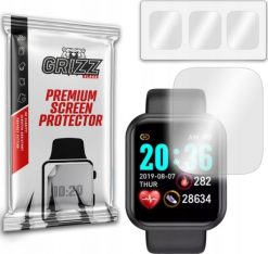 GrizzGlass Folia hydrożelowa Grizz Smartwatch L18. Zegarki smartwatch GrizzGlass, bez wzorów. Za 14.13 zł.