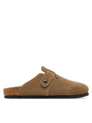 ONLY Shoes Klapki Onlriver 15331396 Szary. Szare klapki damskie ONLY Shoes, bez wzorów, z materiału, bez obcasa, bez zapięcia. Za 229.99 zł.