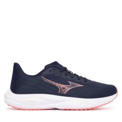 Buty do biegania Mizuno. Czarne obuwie sportowe damskie Mizuno, bez wzorów, bez zapięcia, do biegania. Za 359.99 zł.