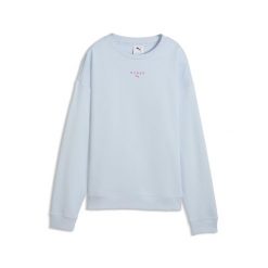 Damska gruba bluza z okrągłym dekoltem PUMA × HYROX PUMA. Szare bluzy damskie Puma, l, bez wzorów, z bawełny, klasyczne, bez ramiączek, bez kaptura. Za 299.00 zł.