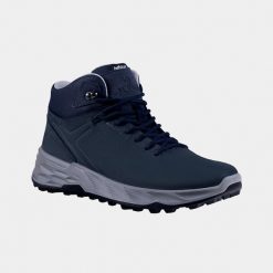 Buty trekkingowe męskie Alpinus Gemona Mid wysokie. Szare trekkingi męskie Alpinus, na jesień, z nubiku, bez zapięcia. Za 459.00 zł.