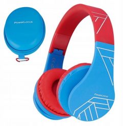 PowerLocus Bluetooth Headphones P1 Blue-Red. Czerwone słuchawki bezprzewodowe PowerLocus. Za 102.13 zł.