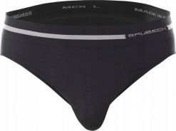Brubeck BE10110 Slipy męskie ACTIVE WOOL grafitowy XXL. Szare slipki męskie Brubeck, m, bez wzorów. Za 105.92 zł.
